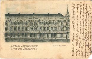 1899 Szombathely, Sabaria kávéház. Apfel H. C. (b)