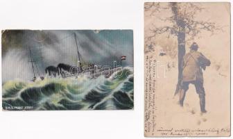 15 db RÉGI képeslap vegyes minőségben: történelmi magyar és külföldi városok és motívumok / 15 pre-1...