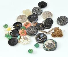 Vegyes díszgombok cca. 20 db