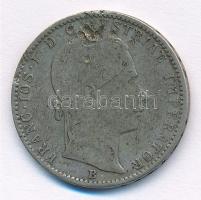 Ausztria 1859A 1/4Fl Ag Ferenc József T:3 ü. Austria 1859A 1/4 Florin Franz Joseph C:F ding Krause KM#2214