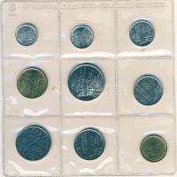 San Marino 1980. 1L, 2L, 5L, 10L, 10L, 50L, 100L, 500L Ag összesen 9klf db, szettben "Olimpia" T:1