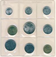 San Marino 1980. 1L, 2L, 5L, 10L, 10L, 50L, 100L, 500L Ag összesen 9klf db, szettben "Olimpia" T:1