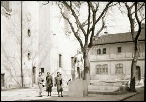 cca 1940-1950 Kassai részletek, 9 db fotónegatív, 4,5×5,5 cm