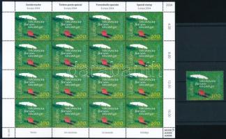 Europa CEPT Vakáció bélyeg + kisív, Europa CEPT Holiday stamp + mini sheet