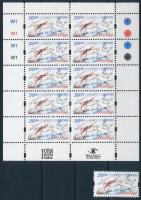 Europa CEPT Holiday stamp + mini sheet, Europa CEPT Vakáció bélyeg + kisív