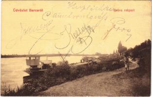 Barcs, Dráva rakpart, iparvasút. W.L. 139. (fl)