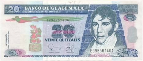 Guatemala 2003. 20Q T:III szép papír Guatemala 2003. 20 Quetazles C:F nice paper Krause P#102