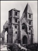 cca 1950-1960 Zsámbéki templom, 2 db fotó, 17×11 és 24×18 cm