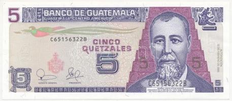 Guatemala 2003. 5Q T:III szép papír Guatemala 2003. 5 Quetazles C:F nice paper Krause P#106