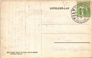 1915 Csurgó (Somogy), Református főgimnázium. Kasztl Bertalan kiadása + "NAGYKANIZSA-ÚJDOMBÓVÁR...