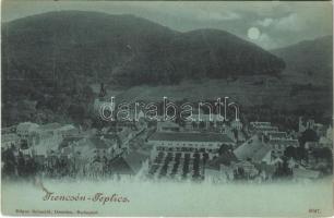 1901 Trencsénteplic, Trencianske Teplice; este / night