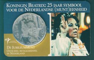 Hollandia 2005. 10€ Ag "Beatrix uralkodásának 25. évfordulója" T:BU Díszkiadásban!
