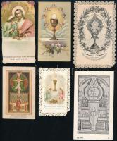 10 db régi eucharisztikus szentkép