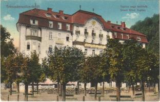 1916 Trencsénteplic-fürdő, Kúpele Trencianske Teplice; Teplicz nagy szálloda / hotel (EB) + "Vörös Kereszt Kórház Trencséntepliczen katonai ápolási ügy Militärpflege"