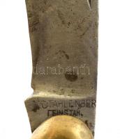 Német mezőgazdasági bicska, Stahleberg jelzéssel, kinyitva 18 cm