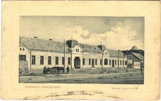 1912 Párkány, Parkan, Stúrovo; Községi nagyvendéglő, étterem. W.L. Bp. 5817. / restaurant, inn (EK)