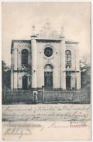 1906 Rozsnyó, Roznava; Zsidó (izraelita) templom, zsinagóga. Falvi Jenő kiadása / synagogue (fa)