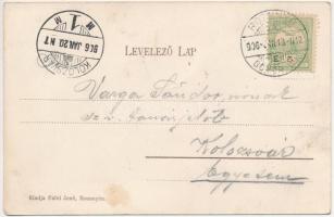 1906 Rozsnyó, Roznava; Zsidó (izraelita) templom, zsinagóga. Falvi Jenő kiadása / synagogue (fa)