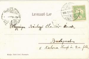 1906 Rozsnyó, Roznava; Tiszakerületi evangélikus árvaház. Falvi Jenő kiadása / Lutheran orphanage