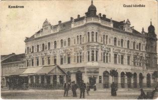 1922 Komárom, Komárno; Grand kávéház. Spitzer Sándor kiadása / café (gyűrődés / crease)