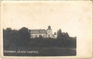 Kluknó, Klukenau, Kluknava; Csáky kastély / zámok / castle. photo (EK)