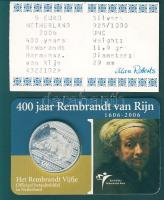 Hollandia 2006. 5€ Ag "Rembrandt" T:BU Díszkiadásban! Tanúsítvánnyal!