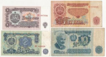 Bulgária 1962-1974. 1L + 2L + 5L + 10L T:III
Bulgaria 1962-1974. 1 Leva + 2 Leva + 5 Leva + 10 Leva...