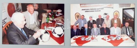 2012 Az Aranycsapat még élő tagjainak részételével tartott találkozó a Kocsis Sándorról készült köny...