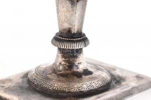 Ezüst(Ag) Fűszertartó , jelzett: Prága, mester: Joseph Rosenwald, (1826-1856) nettó: 89g, m: 6cm, d:...