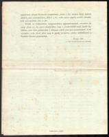 1890 Aradi vértanúk albuma második kiadására szóló előfizetési felhívás, Franklin-nyomda, kissé folt...