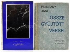2 db - Pilinszky János összegyűjtött versei. Bp., Szépirodalmi Könyvkiadó. + Végkifejlet. Bp., Szépirodalmi Könyvkiadó. Kötetenként változó kötésben, jó állapotban.