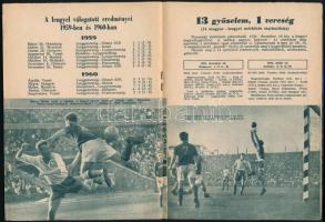 1960 Magyarország . Lengyelország labdarúgó mérkőzés meccsfüzet / Poland-Hungary Football match book...
