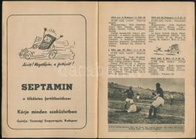 1955 Ausztria- Magyarország labdarúgó mérkőzés meccsfüzet / Austria-Hungary Football match booklet