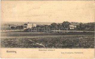 1908 Budapest XXII. Kistétény, Budatétény; látkép. Izely fényképész felvétele. Taub József kiadása (EK)