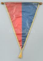 1970 A Vasas SC labdarúgócsapat tagjai által aláírt csapatzászló / Autograph signature of HUngarian ...