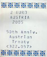 Ausztria 2005. 2€ Ag "50 éves az államszerződés" T:1 Tanúsítvánnyal!