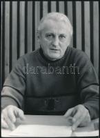 Albert Flórián (1941-2011) labdarúgó, jelzetlen fotó, 18×12 cm