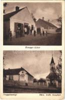 1940 Nagysimonyi, Római katolikus templom, Hangya Szövetkezet üzlete és saját kiadása (EK)