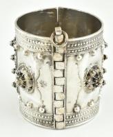 Ezüst(Ag) kardísz, jelzett, 1900 körül, d: 7cm, nettó: 177g