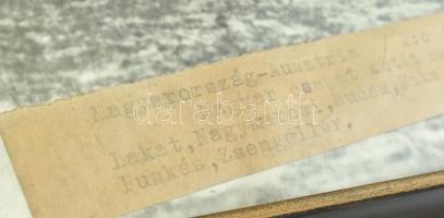 1946 Magyarország-Ausztria (2:0) labdarúgómérkőzés a magyar csapatról készült tablókép rajta Puskáss...