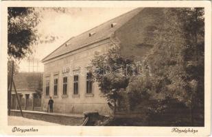 Dőrypatlan, Dőripatlan (Zomba); Községháza. Borgula felvétele (EK)