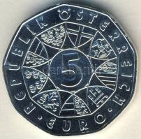 Ausztria 2005. 5€ Ag "Beethoven" T:BU Tanúsítvánnyal!