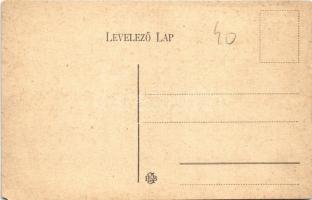 Visegrád, Mátyás király vendéglő, étterem kertje vendégekkel és pincérrel (EM)