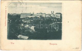 1899 Veszprém, vár. Köves és Boros kiadása (EB)