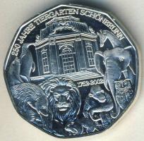 Ausztria 2002. 5€ Ag "250 éves a schönbrunn-i állatkert" T:BU Tanúsítvánnyal!
