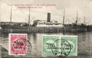 Fiume Pannonia emmigration ship