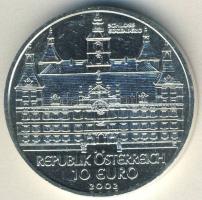 Ausztria 2002. 10€ Ag "Eggenberg-i kastély-Kepler" T:BU Tanúsítvánnyal!
