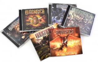 Hungarica együttes 6 db albuma, zenei CD és koncert DVD, eredeti tokjukban