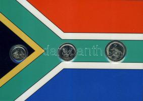 Dél-Afrika 1992-95. 1c, 2c, 5c mindegyik aranyozva T:1 Kereskedői szettben!