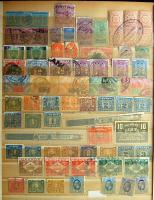 Angol és angol gyarmati okmánybélyegek, egyéb parafilatélia, összesen 67 db